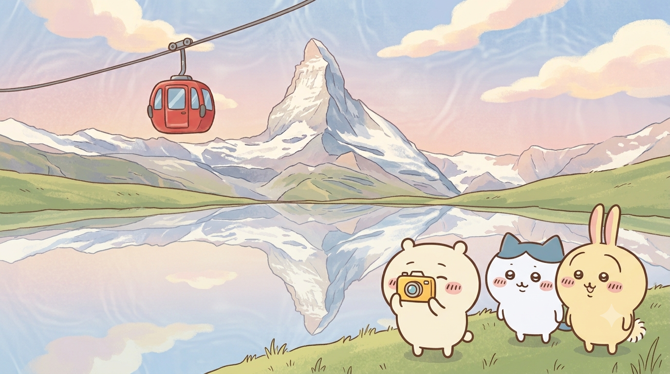 Day 12 五湖 Stellisee 馬特洪峰倒影