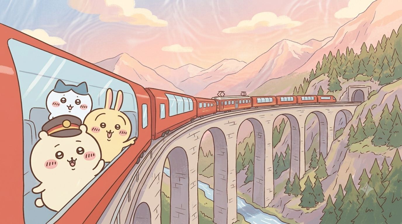 Day 14 冰河列車 Landwasser 拱橋